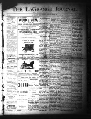 Primary view of object titled 'The La Grange Journal. (La Grange, Tex.), Vol. 2, No. 43, Ed. 1 Thursday, December 15, 1881'.