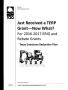 Book: Just Received a TERP Grant - Now What? For 2016-2017 ERIG and Rebate …