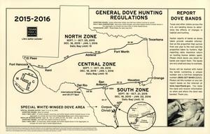 Primary view of object titled 'General Dove Hunting Regulations: 2015-2016'.