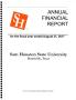 Report: Sam Houston State University Annual Financial Report: 2017