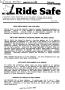 Journal/Magazine/Newsletter: Ride Safe, Fall 1989