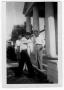 Photograph: [Men in Front of the Episcopal Church in Freeport, Tx.]