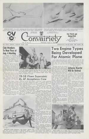 Convairiety, Volume 13, Number 16, August 3, 1960