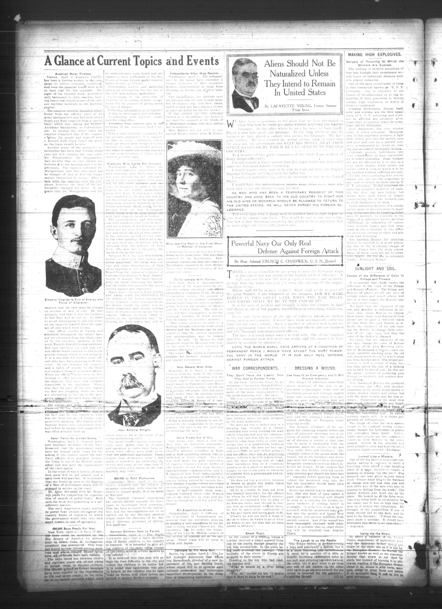 The Canton Herald (Canton, Tex.), Vol. 35, No. 15, Ed. 1 Friday, April 13, 1917
                                                
                                                    [Sequence #]: 2 of 8
                                                