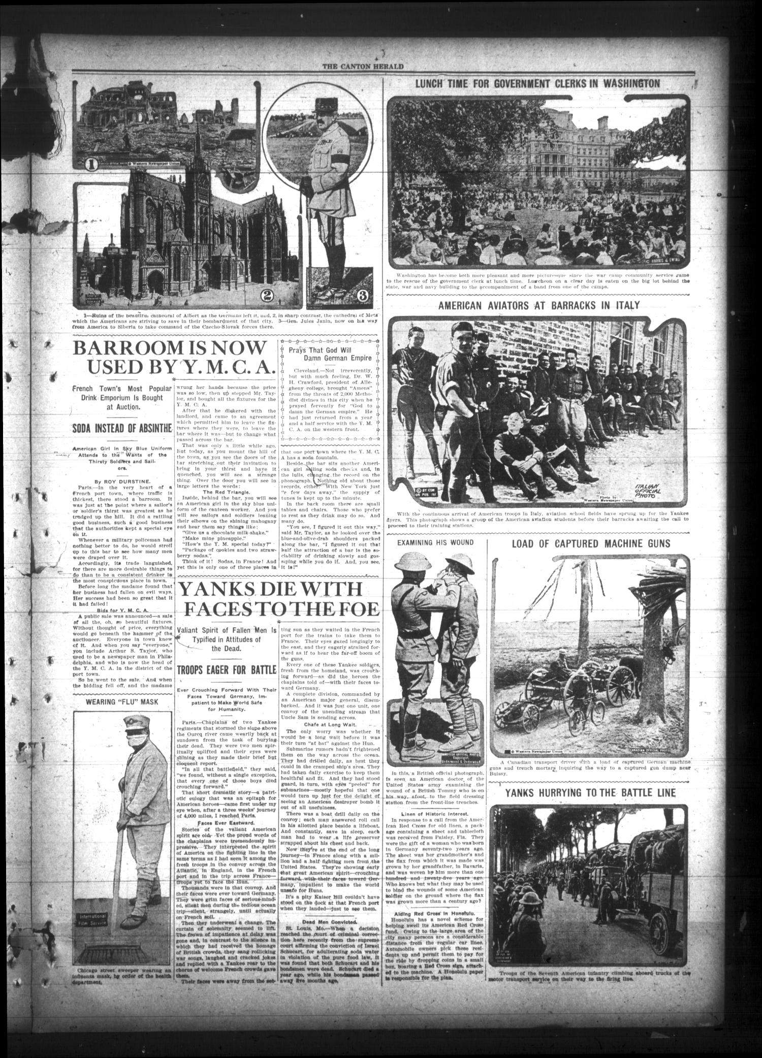 The Canton Herald (Canton, Tex.), Vol. 36, No. 44, Ed. 1 Friday, November 1, 1918
                                                
                                                    [Sequence #]: 3 of 8
                                                