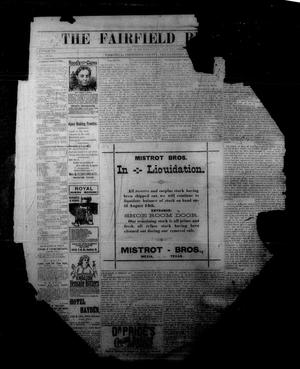 Primary view of object titled 'The Fairfield Recorder. (Fairfield, Tex.), Vol. 17, No. [51], Ed. 1 Friday, September 15, 1893'.