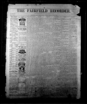 Primary view of The Fairfield Recorder. (Fairfield, Tex.), Vol. 18, No. 39, Ed. 1 Friday, June 22, 1894