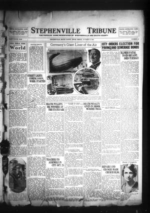 Primary view of object titled 'Stephenville Tribune (Stephenville, Tex.), Vol. 36, No. 45, Ed. 1 Friday, October 19, 1928'.