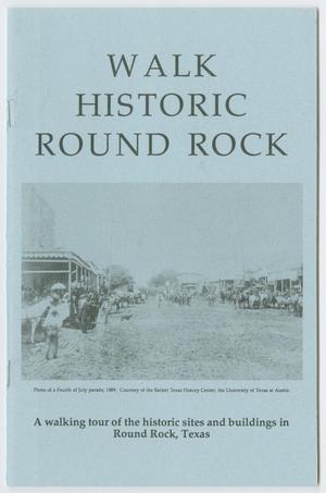 Primary view of object titled 'Walk Historic Round Rock'.
