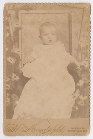 Primary view of object titled '[Baby with Flowers]'.