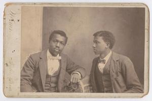 Primary view of object titled '[Two Unknown African American Men]'.