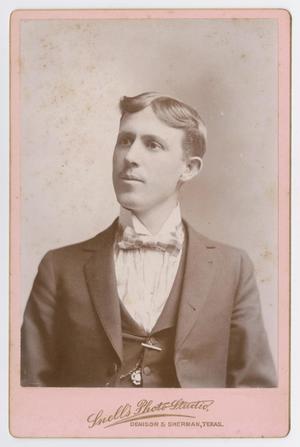 Primary view of object titled '[Man in Suit and Bow Tie]'.