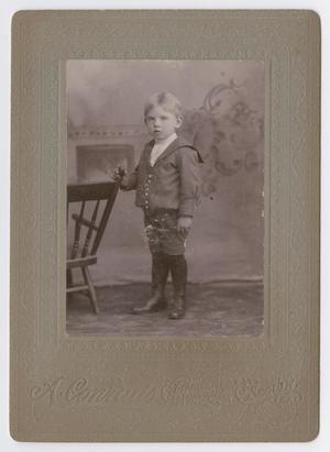Primary view of object titled '[Unknown Boy in Suit]'.
