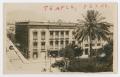 Postcard: [Temple with Palm Tree]
