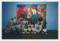 Photograph: [Students Posing with Painting]