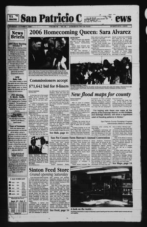 Primary view of object titled 'San Patricio County News (Sinton, Tex.), Vol. 99, No. 40, Ed. 1 Thursday, October 5, 2006'.