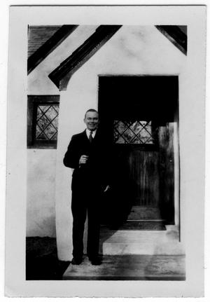 Primary view of object titled '[William Blackshear and his Rectory at Hampton Bay, Long Island, N.Y.]'.