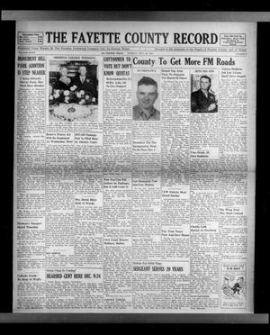 Primary view of object titled 'The Fayette County Record (La Grange, Tex.), Vol. 34, No. 9, Ed. 1 Tuesday, November 29, 1955'.