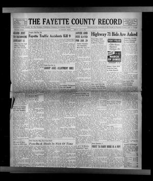 Primary view of object titled 'The Fayette County Record (La Grange, Tex.), Vol. 33, No. 20, Ed. 1 Friday, January 7, 1955'.
