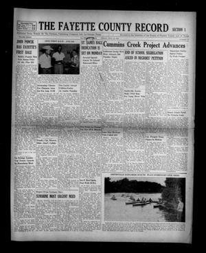 Primary view of object titled 'The Fayette County Record (La Grange, Tex.), Vol. 33, No. 76, Ed. 1 Friday, July 22, 1955'.