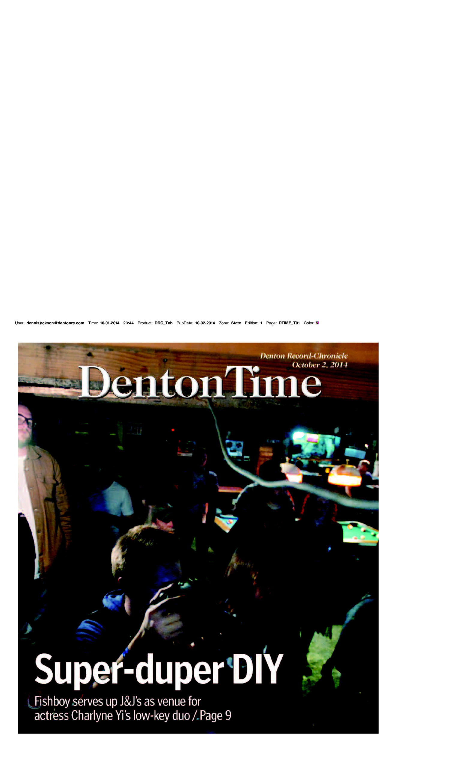 Denton Record-Chronicle (Denton, Tex.), Vol. 111, No. 61, Ed. 1 Thursday, October 2, 2014
                                                
                                                    [Sequence #]: 21 of 36
                                                