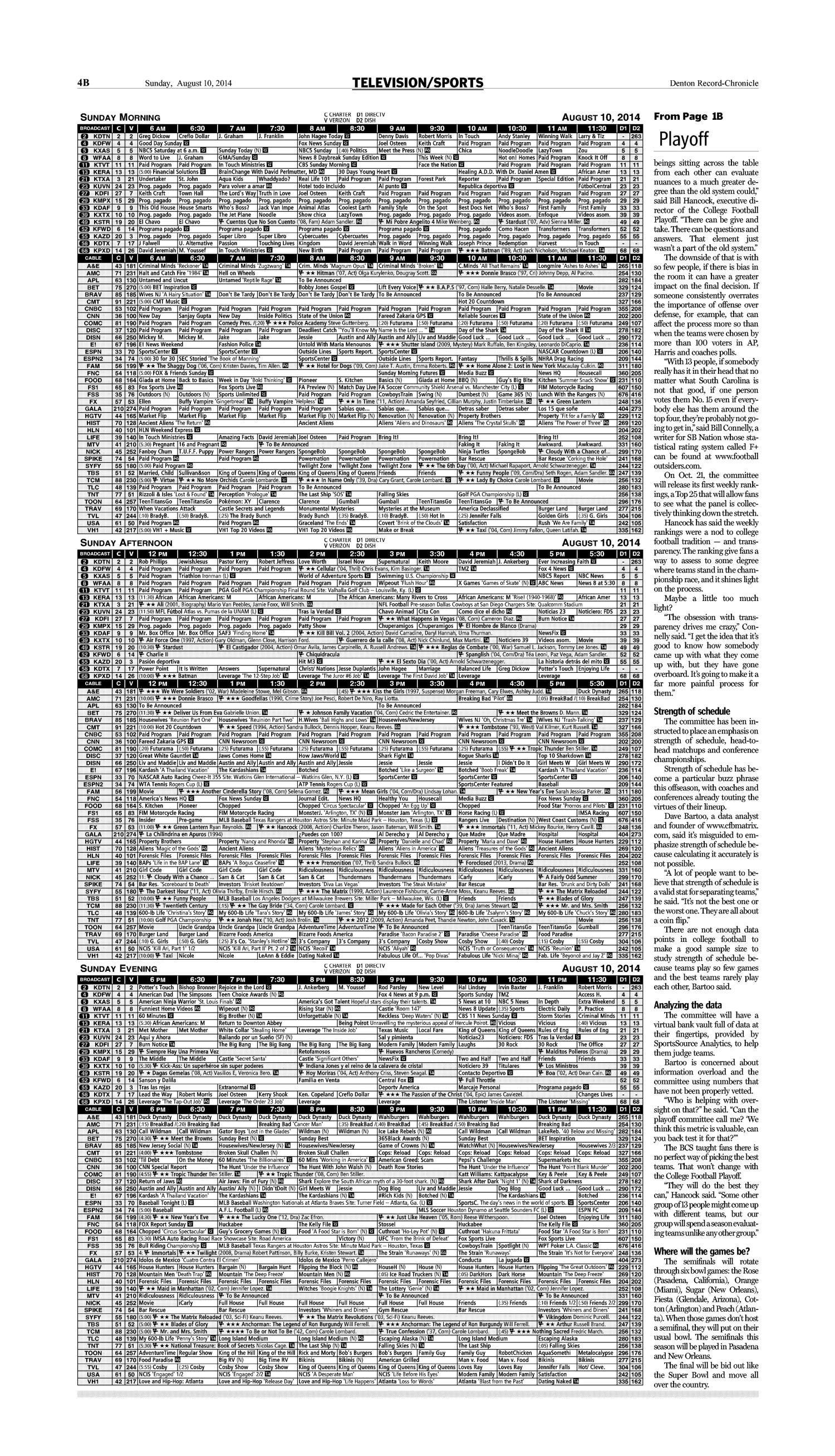 Denton Record-Chronicle (Denton, Tex.), Vol. 111, No. 8, Ed. 1 Sunday, August 10, 2014
                                                
                                                    [Sequence #]: 20 of 40
                                                