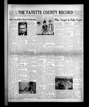Primary view of The Fayette County Record (La Grange, Tex.), Vol. 30, No. 64, Ed. 1 Tuesday, June 10, 1952