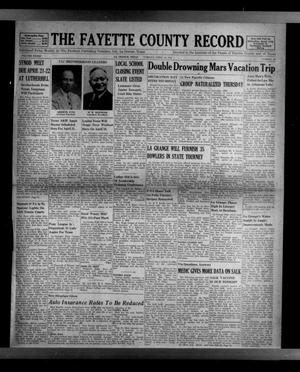 Primary view of object titled 'The Fayette County Record (La Grange, Tex.), Vol. 33, No. 49, Ed. 1 Tuesday, April 19, 1955'.