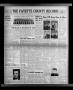 Newspaper: The Fayette County Record (La Grange, Tex.), Vol. 33, No. 37, Ed. 1 T…