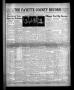 Thumbnail image of item number 1 in: 'The Fayette County Record (La Grange, Tex.), Vol. 30, No. 60, Ed. 1 Tuesday, May 27, 1952'.