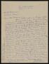 Primary view of [Letter from J. L. Wells to D. D. Parramore, October 21, 1930]