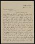 Primary view of [Letter from J. J. Wheeler to J. H.. Parramore, January 13, 1916]