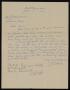 Letter: [Letter from J. L. Wells to J. J. Parramore, January 7, 1931
