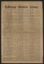 Primary view of La Grange Deutsche Zeitung (La Grange, Tex.), Vol. 27, No. 40, Ed. 1 Thursday, May 24, 1917