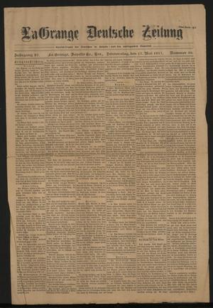 Primary view of object titled 'La Grange Deutsche Zeitung (La Grange, Tex.), Vol. 27, No. 39, Ed. 1 Thursday, May 17, 1917'.