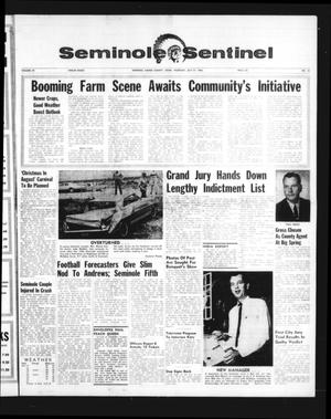 Primary view of object titled 'Seminole Sentinel (Seminole, Tex.), Vol. 59, No. 36, Ed. 1 Thursday, July 21, 1966'.