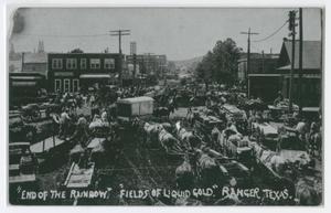 Primary view of object titled '[Photograph of a Busy Street]'.