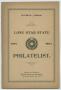 Journal/Magazine/Newsletter: Lone Star State Philatelist, Volume 6, Number 3, April 1898