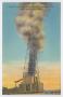 Postcard: [Postcard of a Gushing Oil Rig]