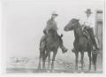 Photograph: [Two Texas Rangers on Horseback]