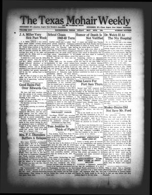 Primary view of object titled 'The Texas Mohair Weekly (Rocksprings, Tex.), Vol. 25, No. 16, Ed. 1 Friday, May 28, 1943'.