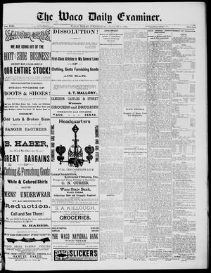 Primary view of The Waco Daily Examiner. (Waco, Tex.), Vol. 17, No. 246, Ed. 1, Wednesday, August 6, 1884