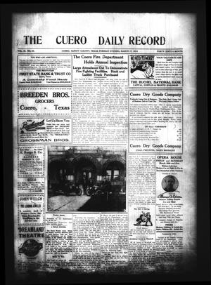 Primary view of object titled 'The Cuero Daily Record (Cuero, Tex.), Vol. 40, No. 64, Ed. 1 Tuesday, March 17, 1914'.