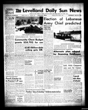 Primary view of object titled 'The Levelland Daily Sun News (Levelland, Tex.), Vol. 17, No. 236, Ed. 1 Wednesday, July 30, 1958'.
