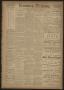 Newspaper: Evening Tribune. (Galveston, Tex.), Vol. 5, No. 203, Ed. 1 Wednesday,…