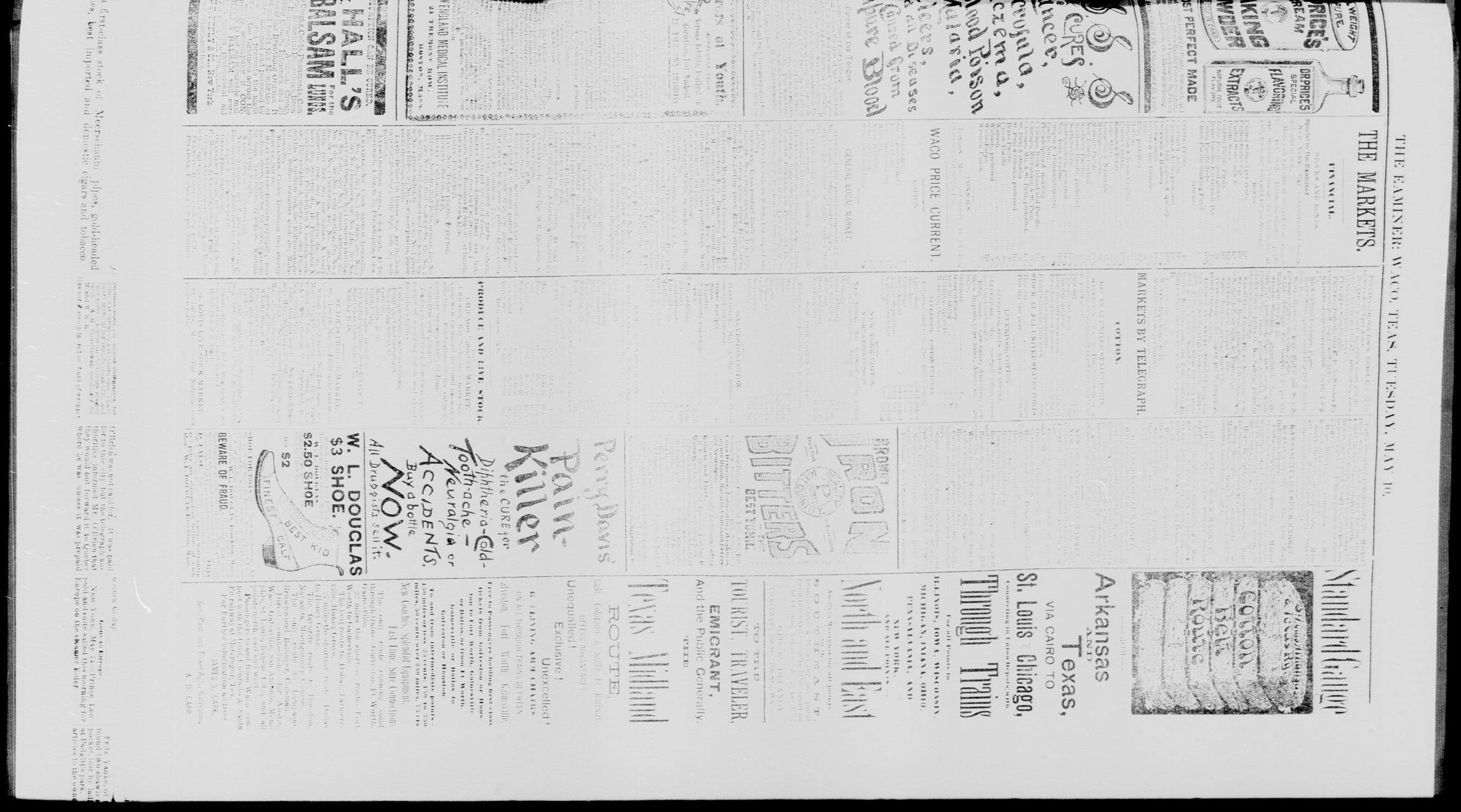 Waco Daily Examiner. (Waco, Tex.), Vol. 20, No. 162, Ed. 1, Tuesday, May 10, 1887
                                                
                                                    [Sequence #]: 7 of 8
                                                