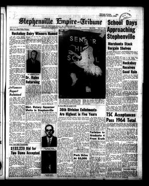 Primary view of object titled 'Stephenville Empire-Tribune (Stephenville, Tex.), Vol. 95, No. 34, Ed. 1 Friday, August 27, 1965'.