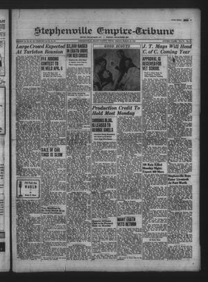 Primary view of object titled 'Stephenville Empire-Tribune (Stephenville, Tex.), Vol. 76, No. 11, Ed. 1 Friday, March 15, 1946'.