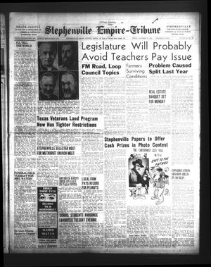 Primary view of object titled 'Stephenville Empire-Tribune (Stephenville, Tex.), Vol. 84, No. 50, Ed. 1 Friday, December 10, 1954'.