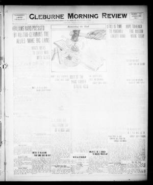 Primary view of object titled 'Cleburne Morning Review (Cleburne, Tex.), Ed. 1 Saturday, October 27, 1917'.